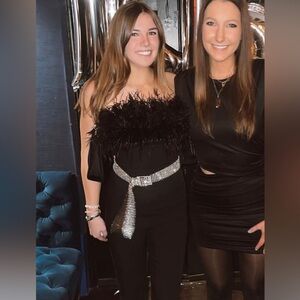 Bronx and Banco feather black jumper